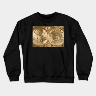 Ancient Map Crewneck Sweatshirt